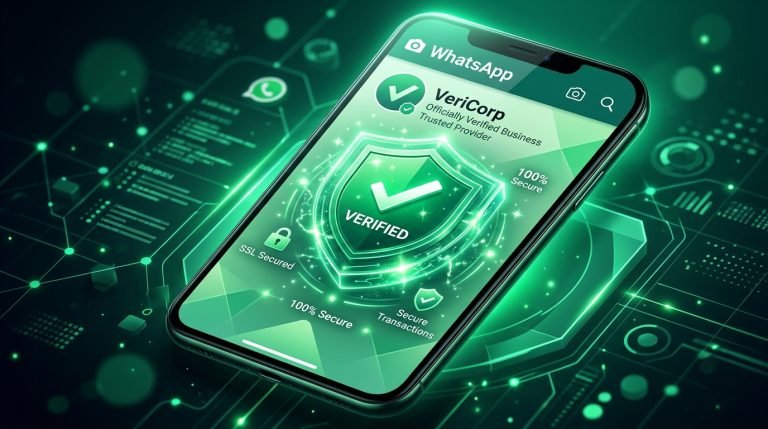 Who qualifies for a verified badge on WhatsApp